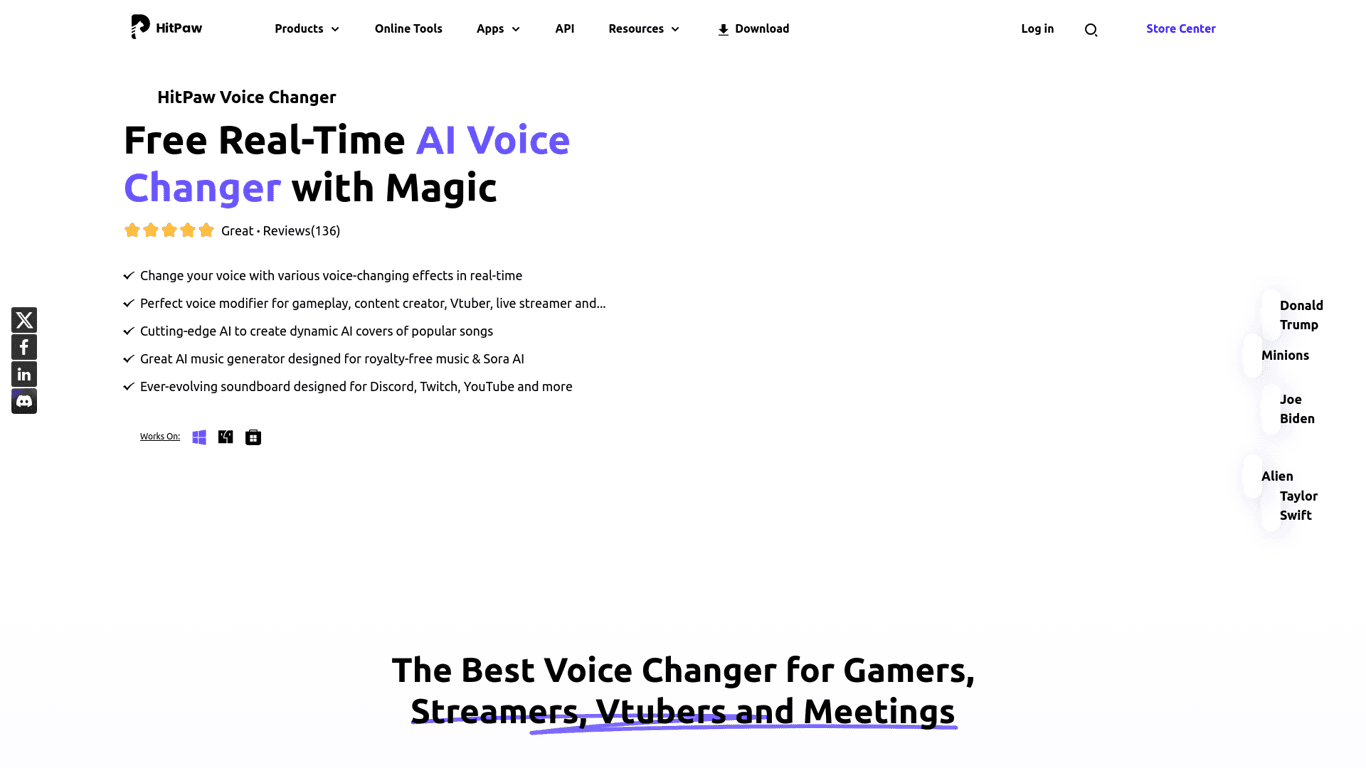 HitPaw Voice Changer logo