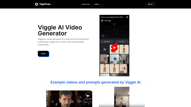 Thumbnail image for Viggle AI