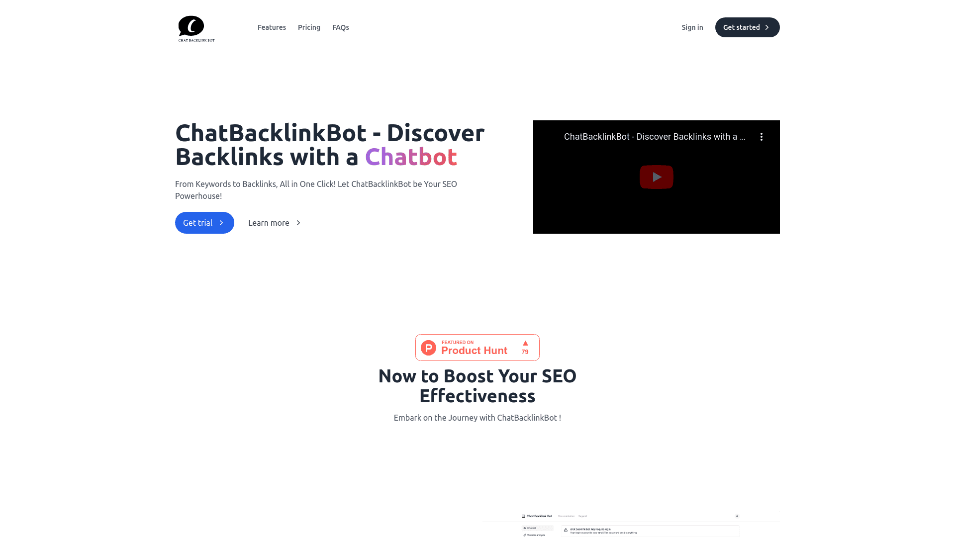 ChatBacklinkBot logo