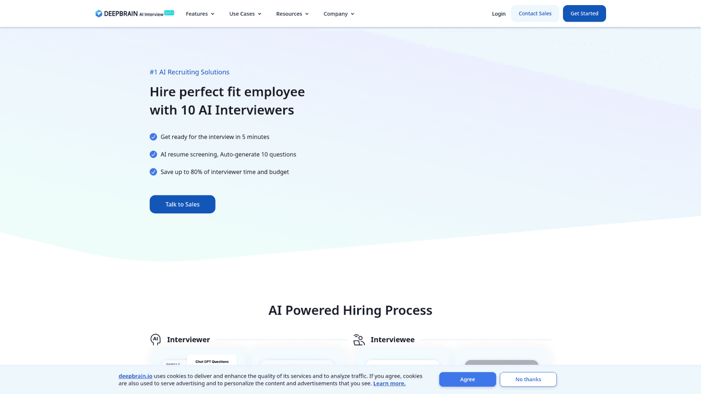 AI Interview By DeepBrain logo