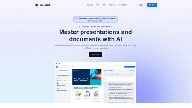 Thumbnail image for SlideSpeak