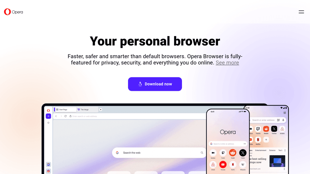 Opera One Browser logo