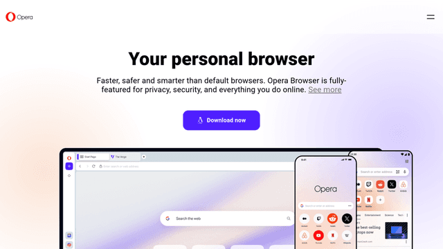Thumbnail image for Opera One Browser