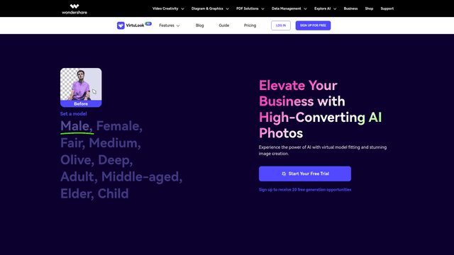 Thumbnail image for Wondershare VirtuLook