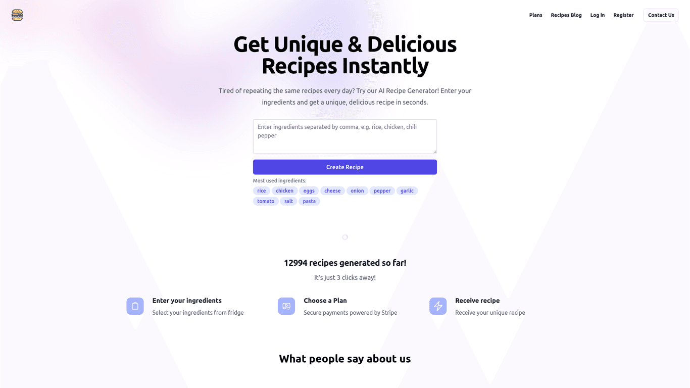 AI Recipe Generator logo