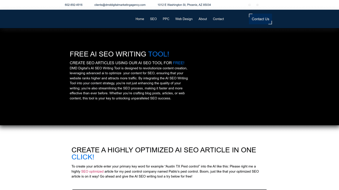 SEO Writing Tool by DMD Digital logo