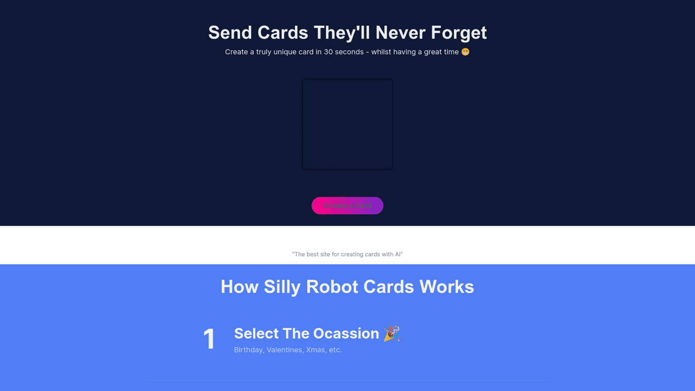 Silly Robot Cards logo