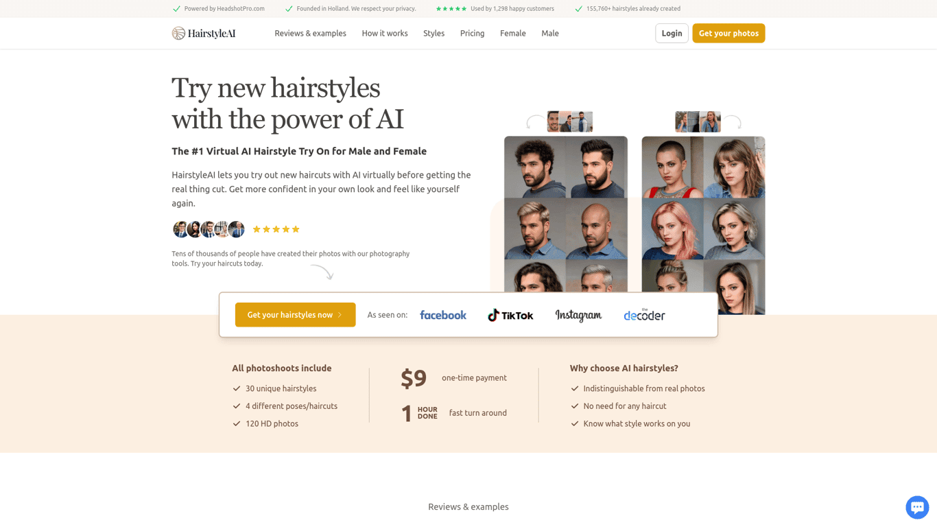 Hairstyle AI logo