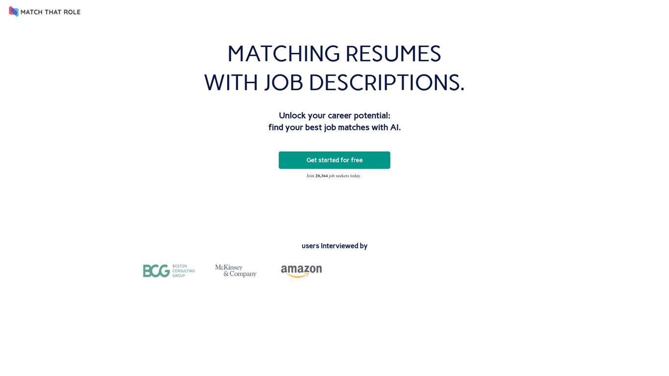 Match That Role logo