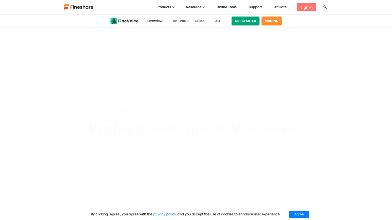 FineShare FineVoice logo