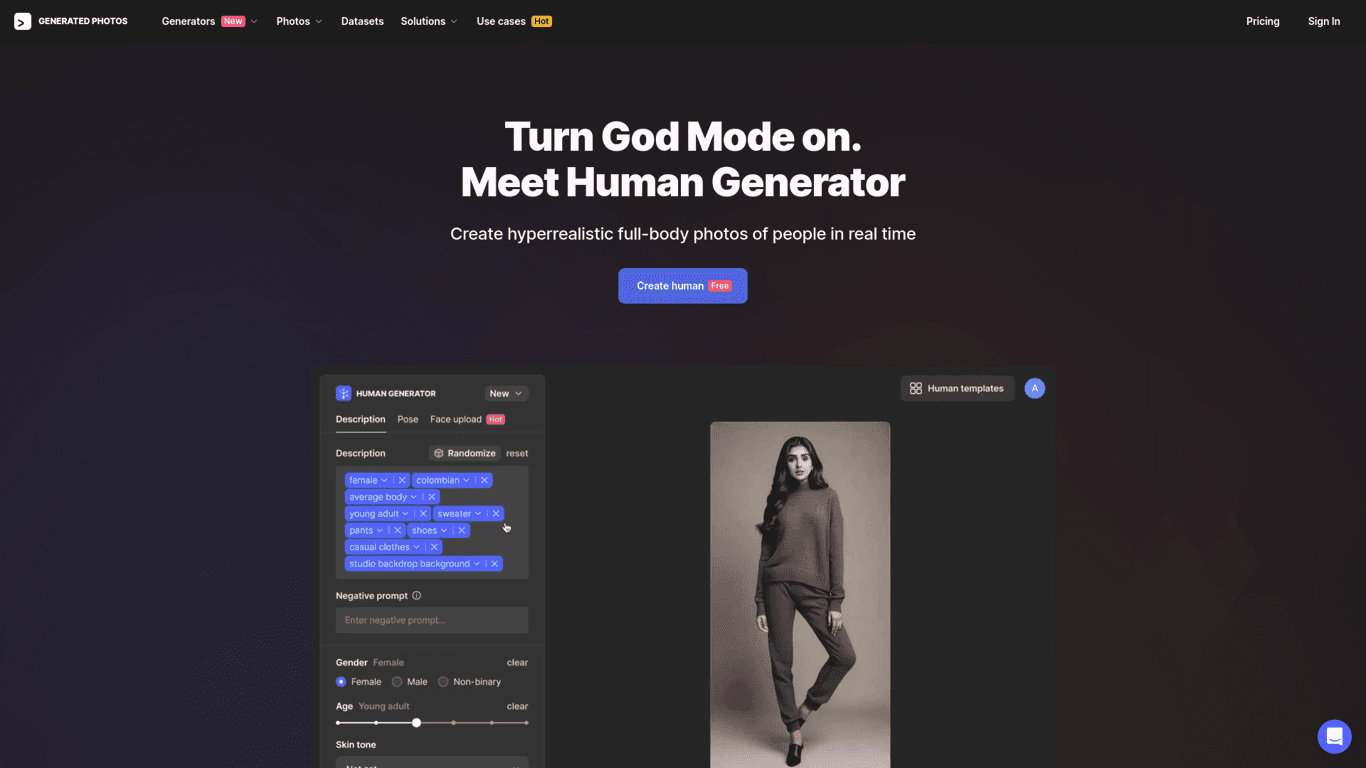 AI Human Generator logo
