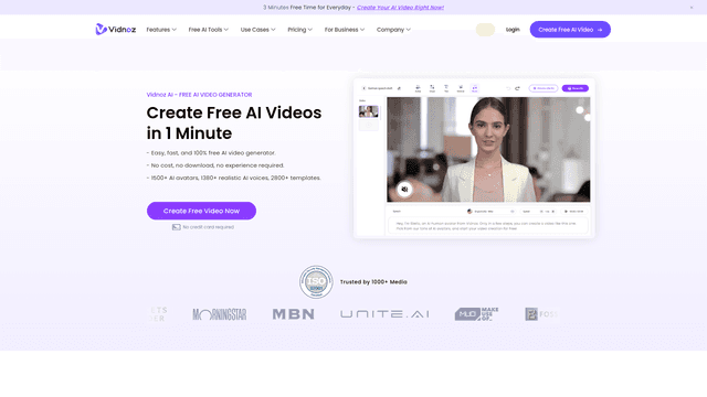 Thumbnail image for Vidnoz AI