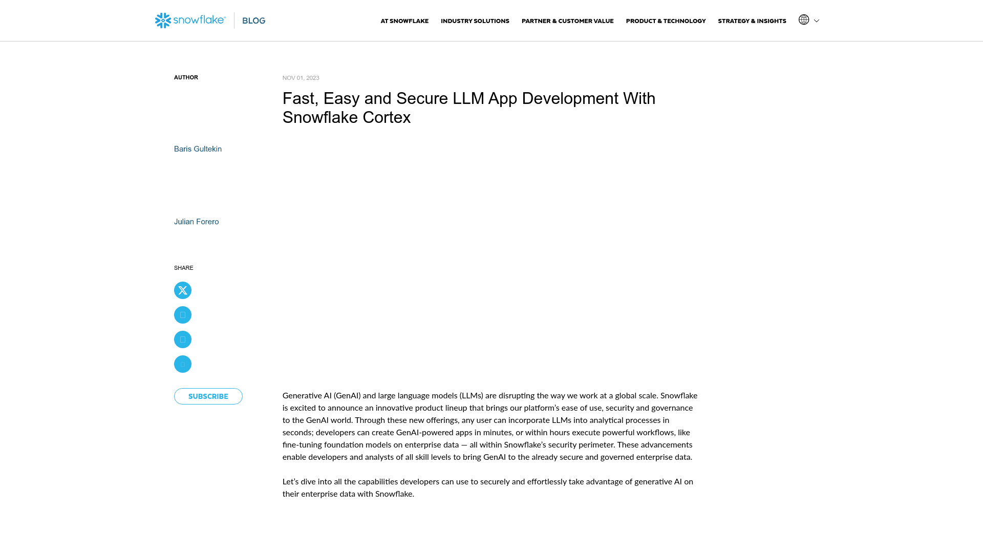 Snowflake Cortex logo