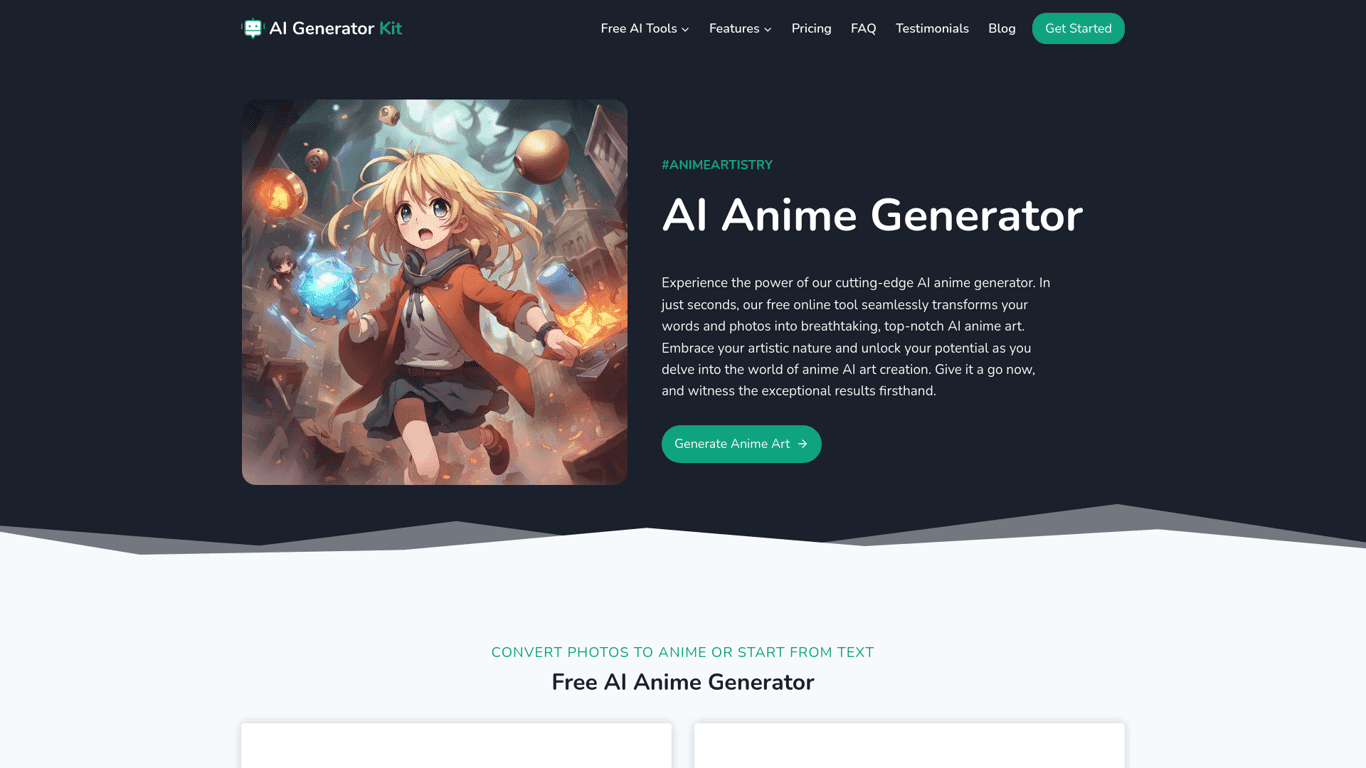 AI Anime Generator - AI Generator Kit logo