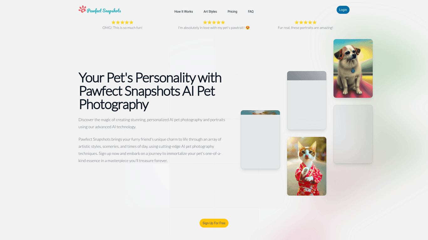 Pawfect Snapshots logo