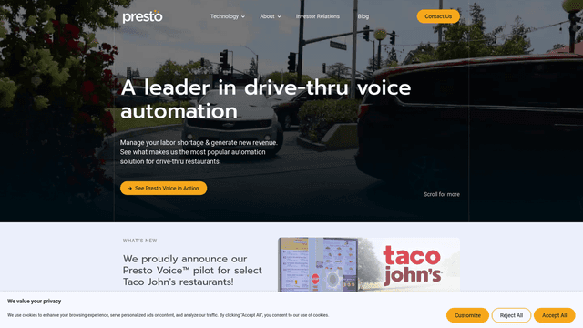 Thumbnail image for Presto