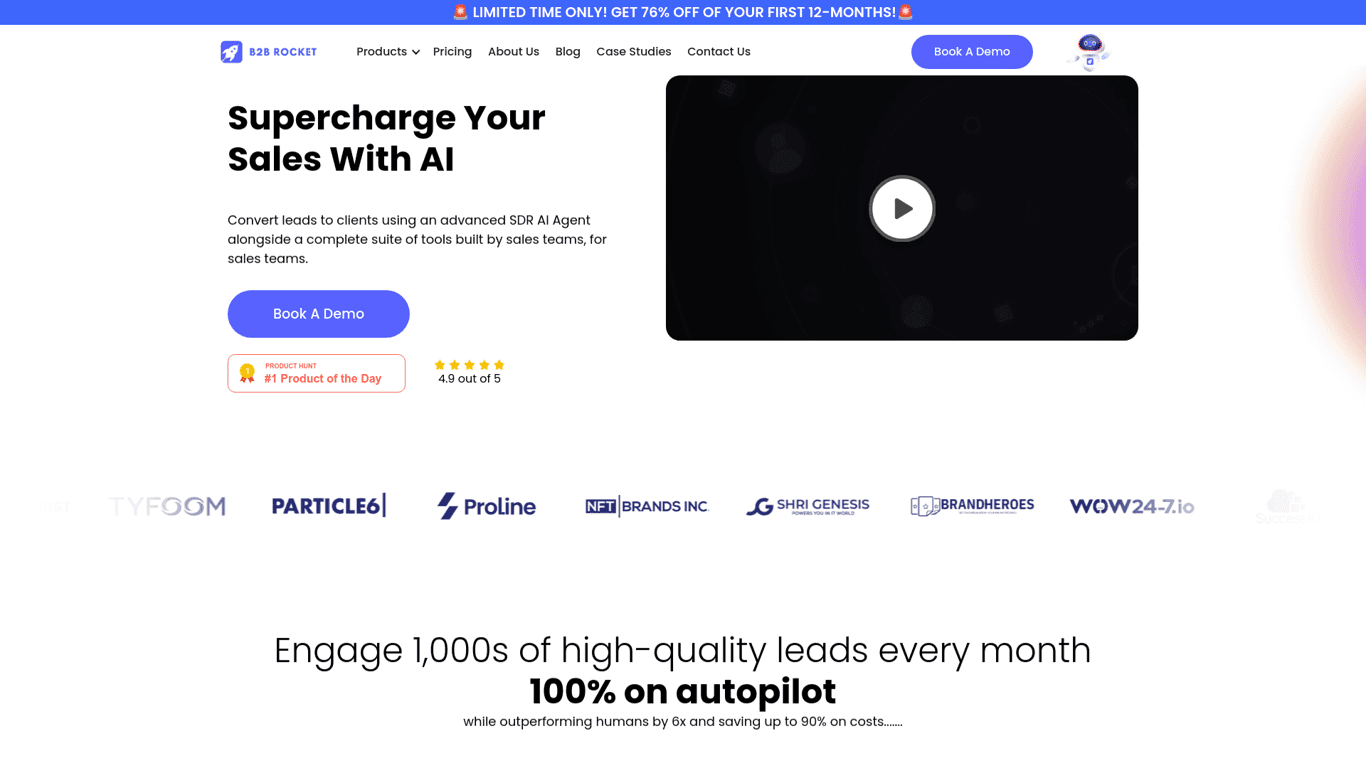 B2B Rocket's AI & Lead Generation logo