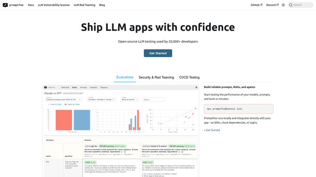 Thumbnail image for Promptfoo