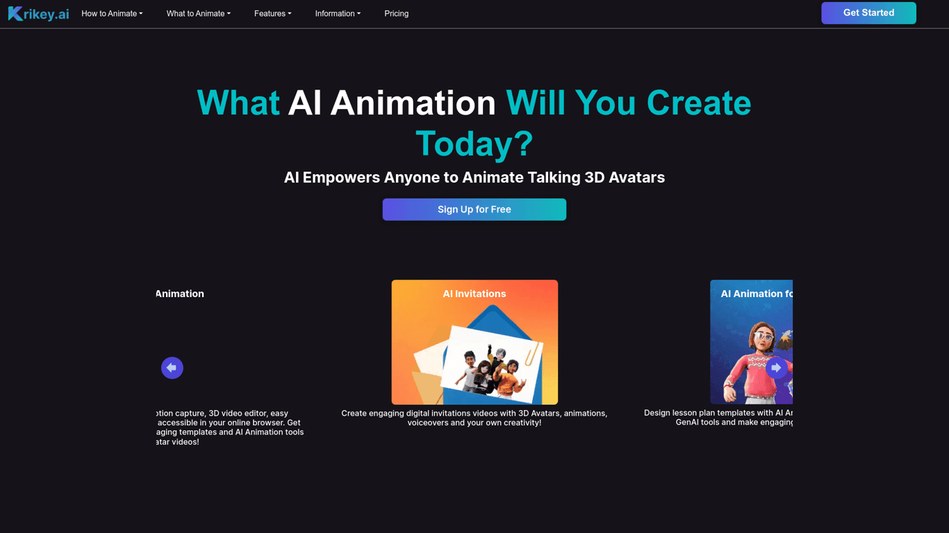 AI Animation Maker By Krikey.ai logo