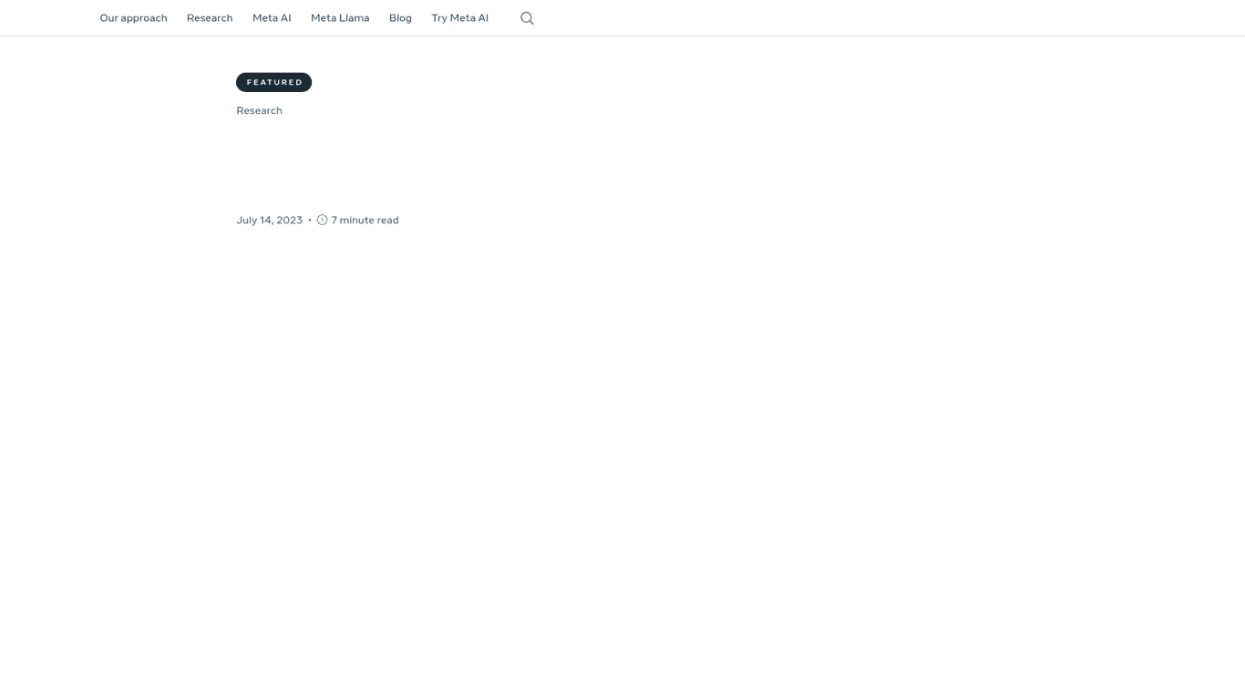 CM3leon by Meta logo