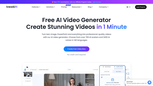 Thumbnail image for KreadoAI