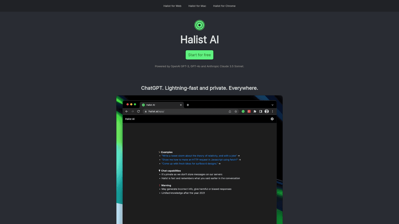 Halist AI logo