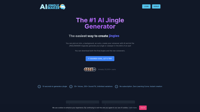 Thumbnail image for AI Jingle Generator