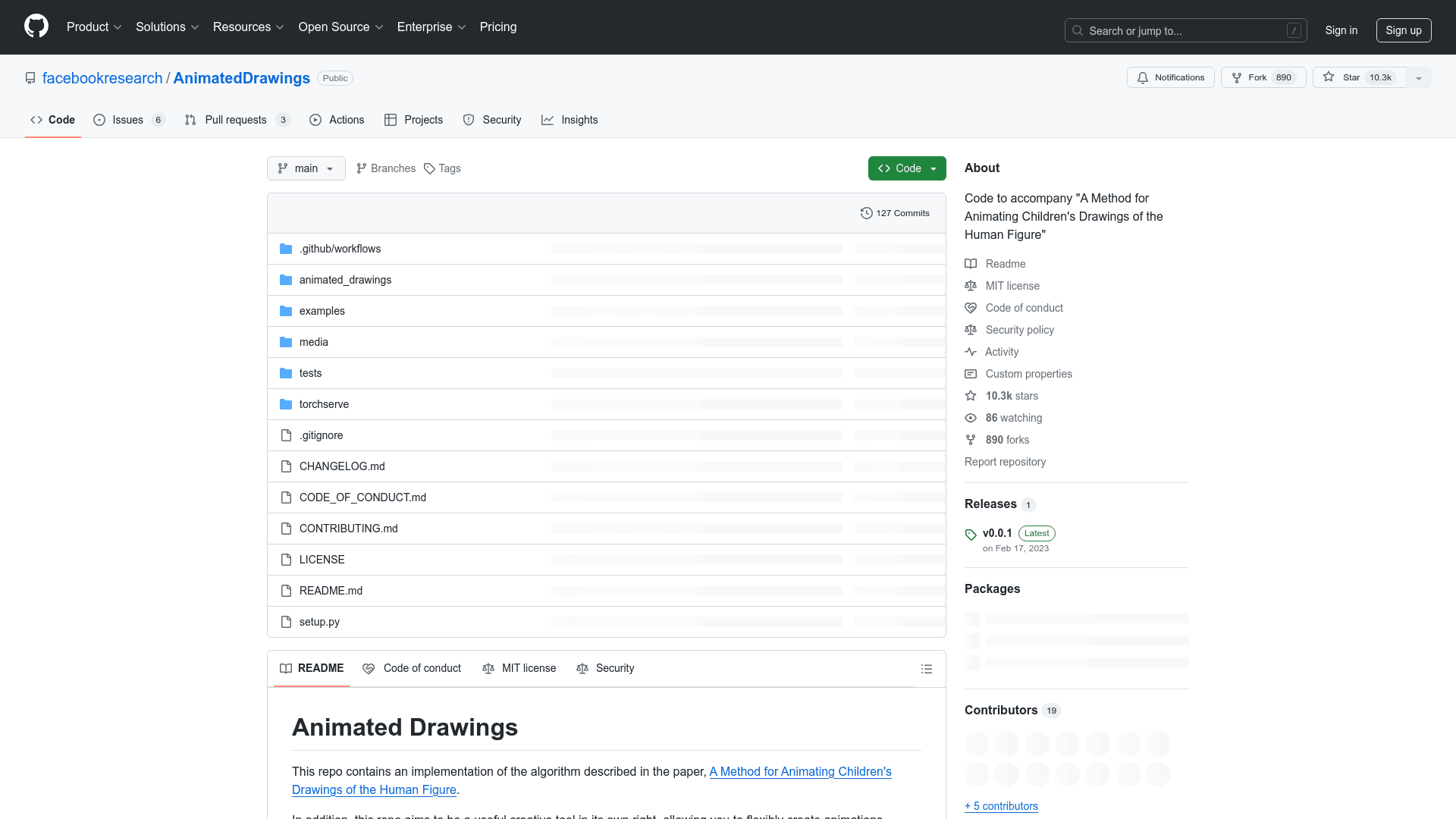 Animated Drawings by Meta logo