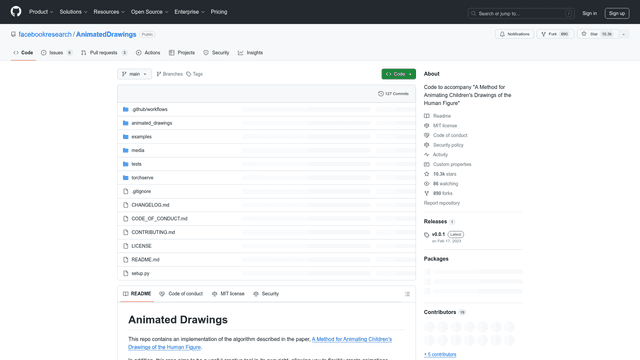 Thumbnail image for Animated Drawings by Meta