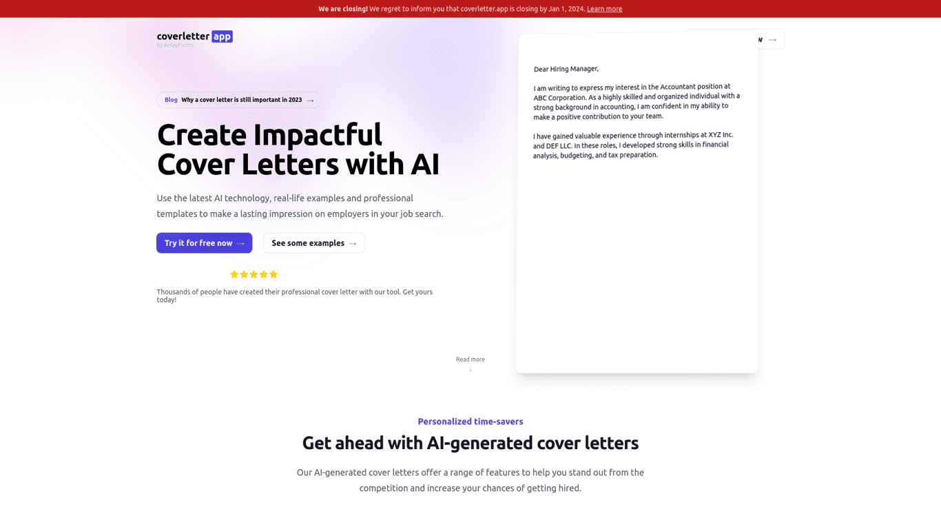 Coverletter.app logo