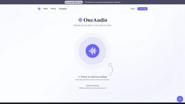 Thumbnail image for OneAudio