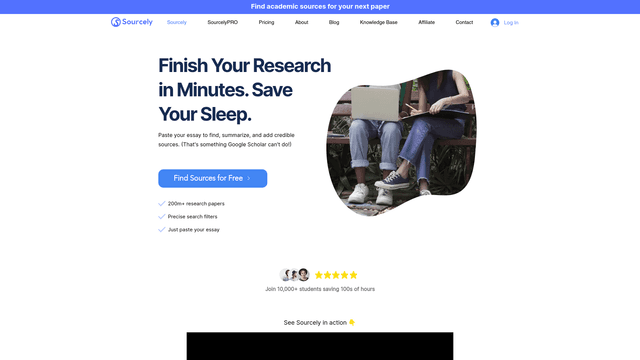 Thumbnail image for Sourcely.net