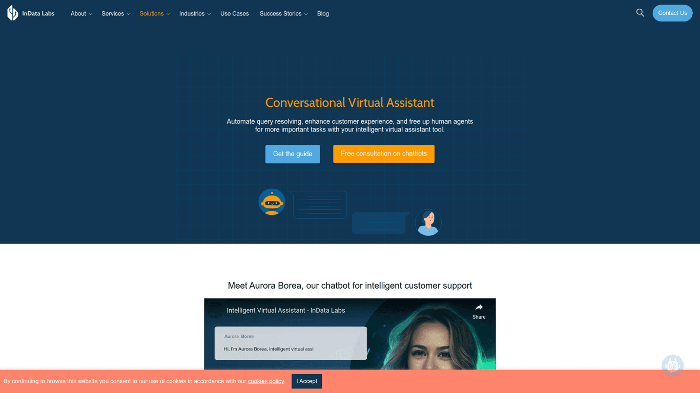 InDataLabs Virtual Assistant logo