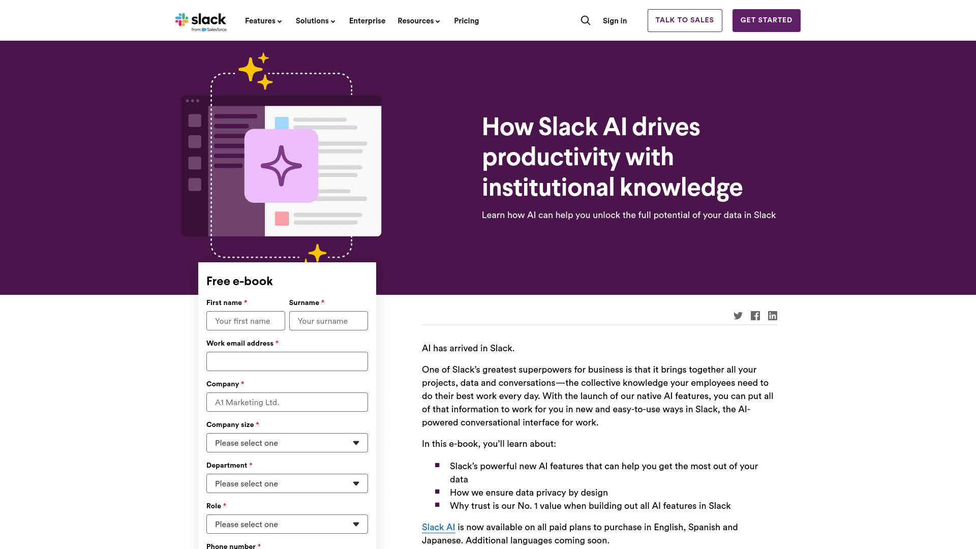 Slack GPT logo