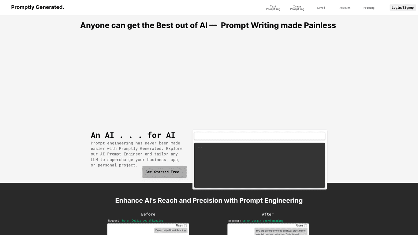 Promptly Generated logo