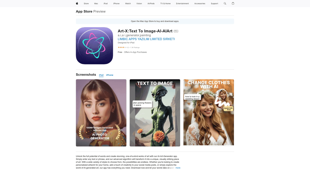 ‎AI Art Generator, Image-Maker logo