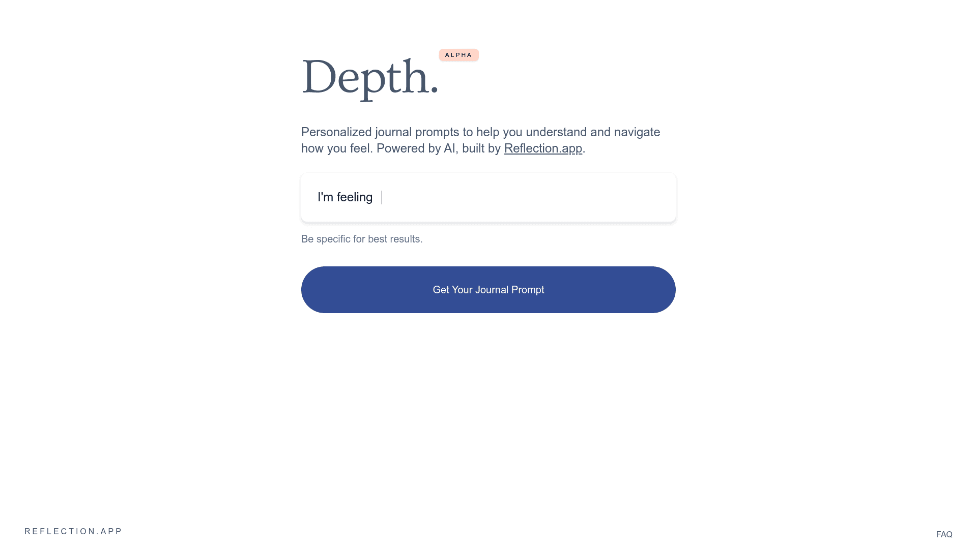 Depth logo