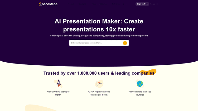 Thumbnail image for Sendsteps.ai