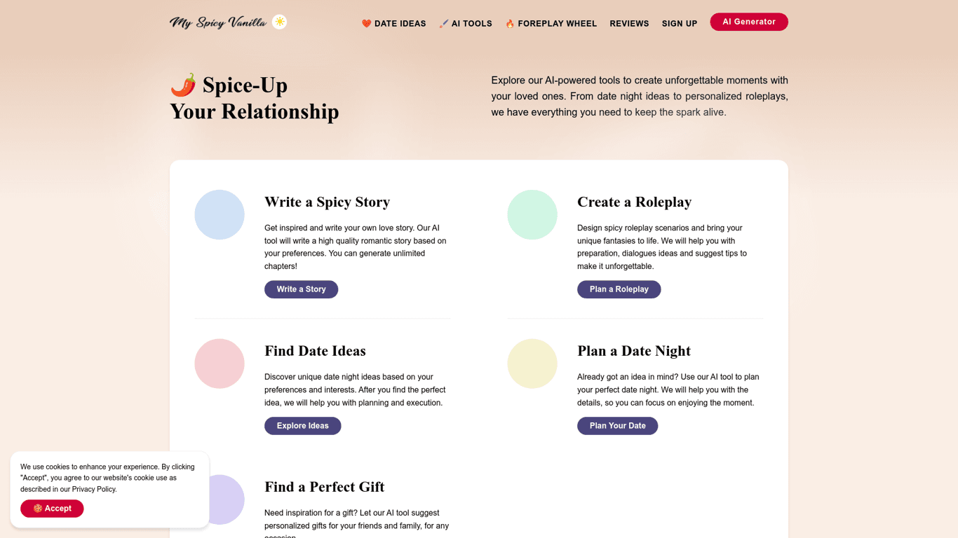 My Spicy Vanilla logo