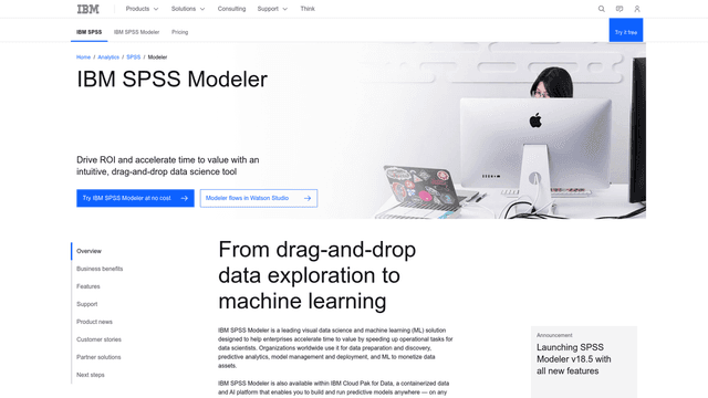 Thumbnail image for IBM SPSS Modeler