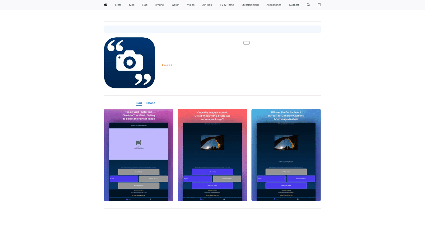 AI Image to Caption Generator logo