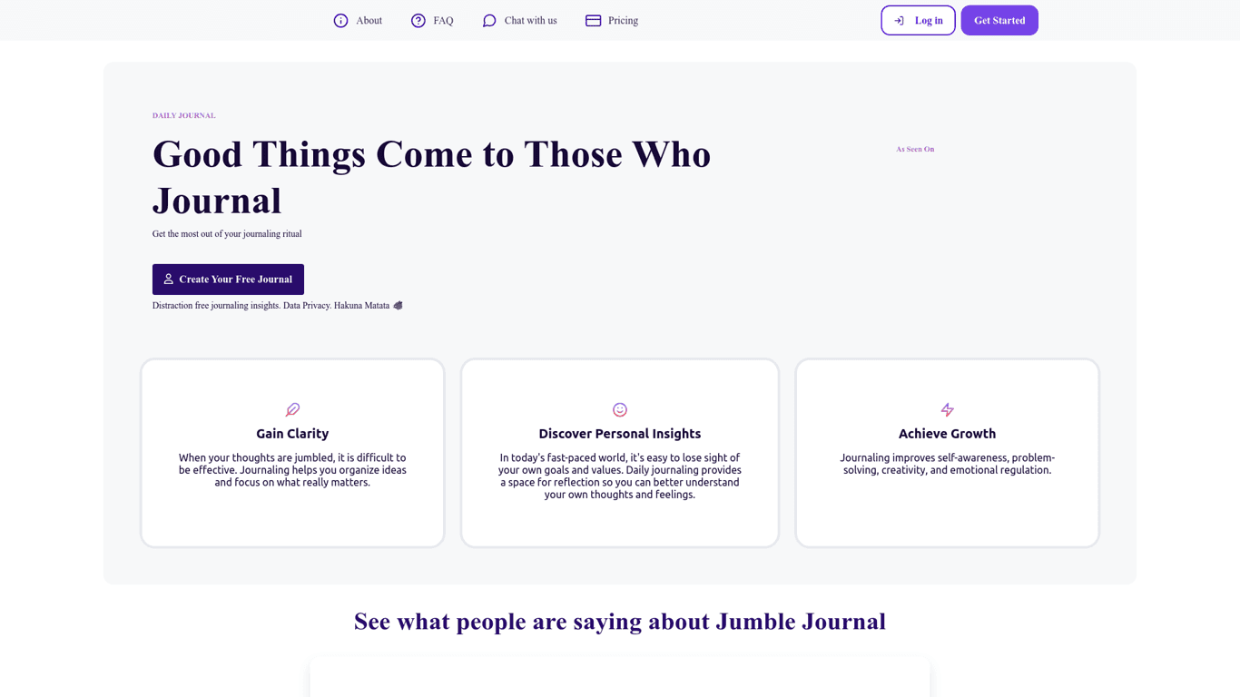 Jumble Journal logo