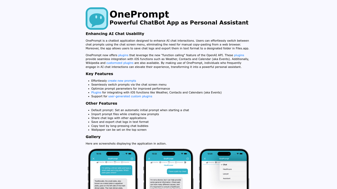 OnePrompt logo