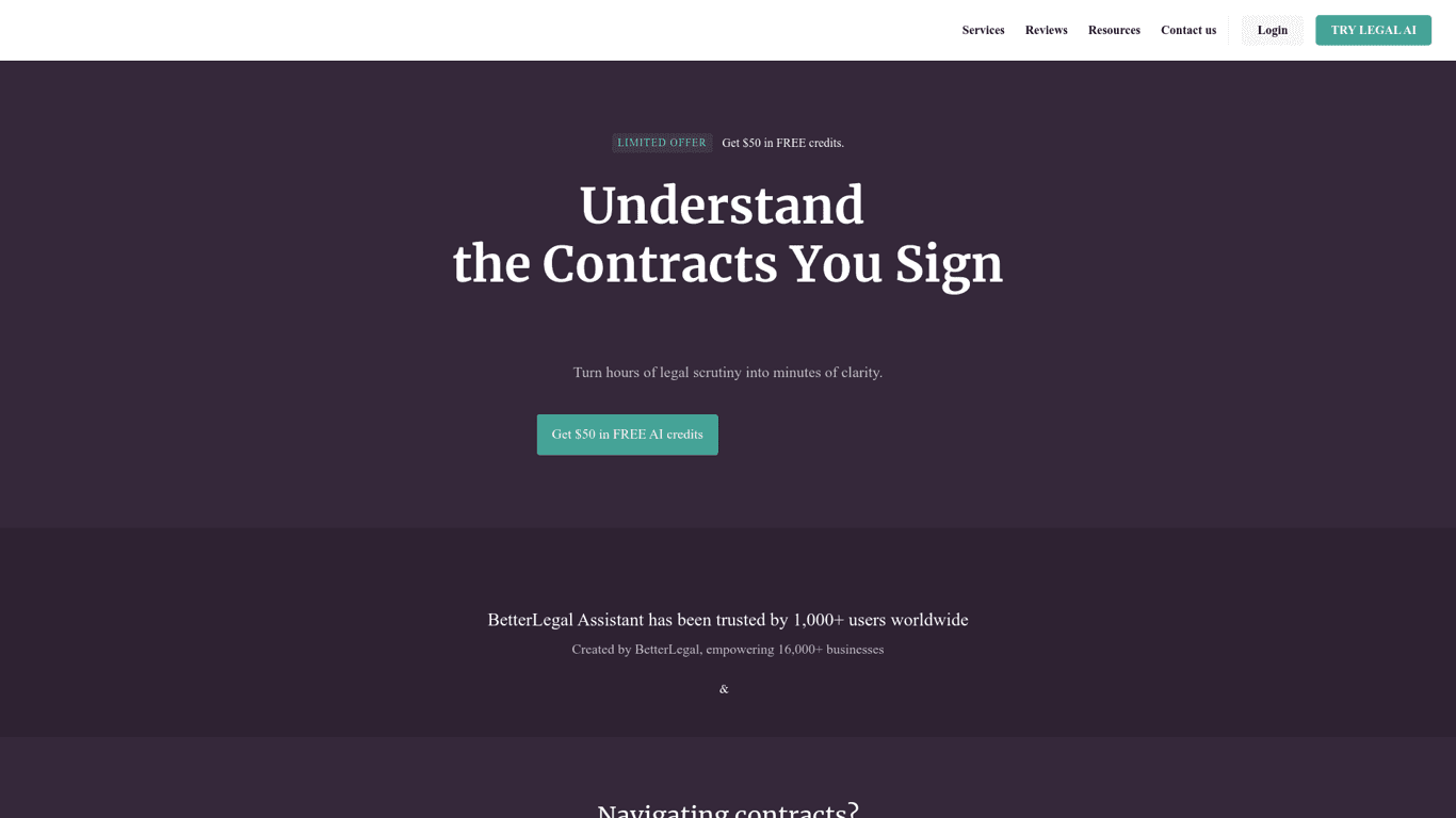 BetterLegal Assistant logo