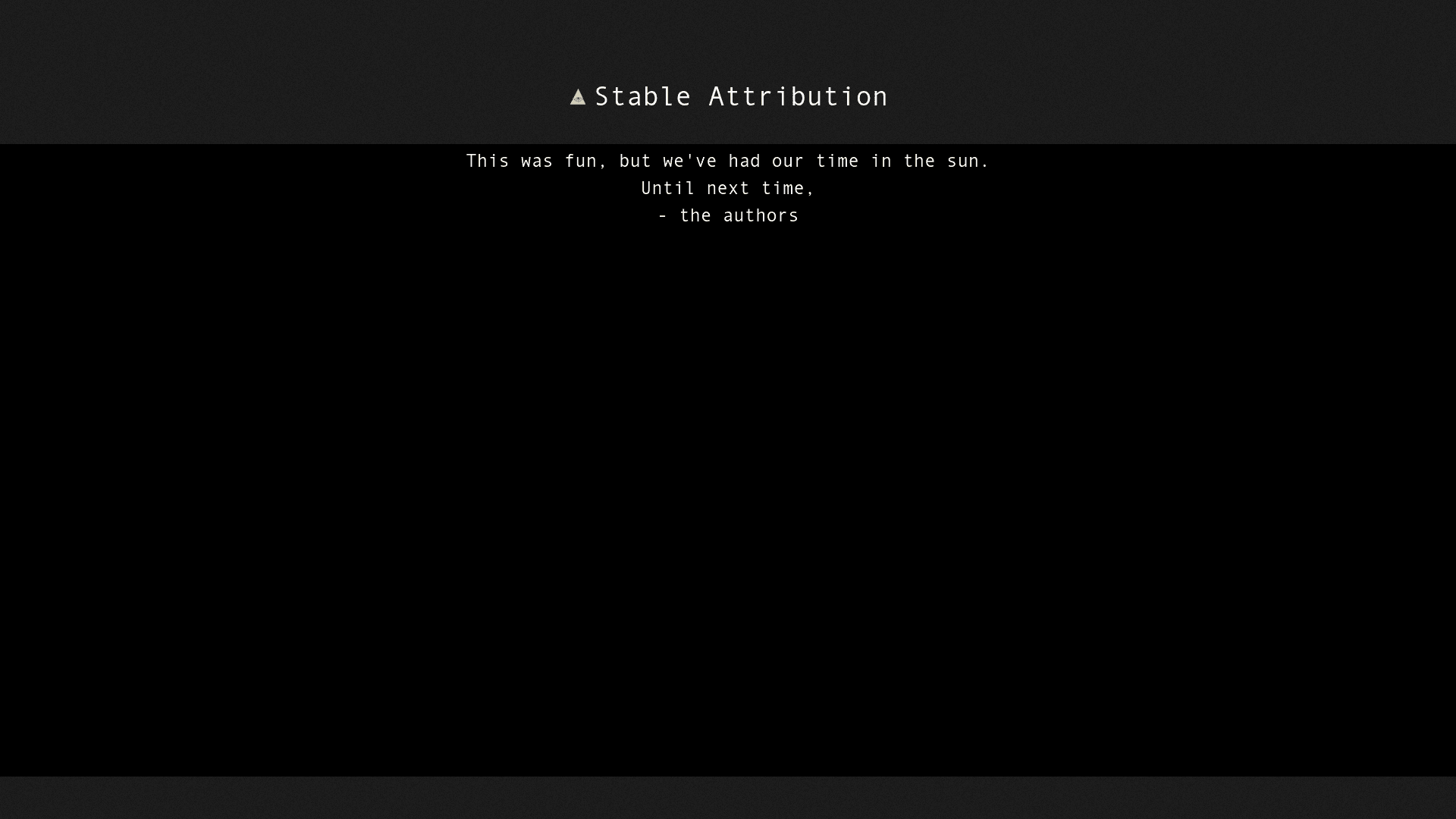 Stable Attribution logo