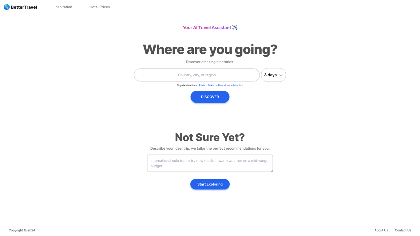 BetterTravel.AI logo