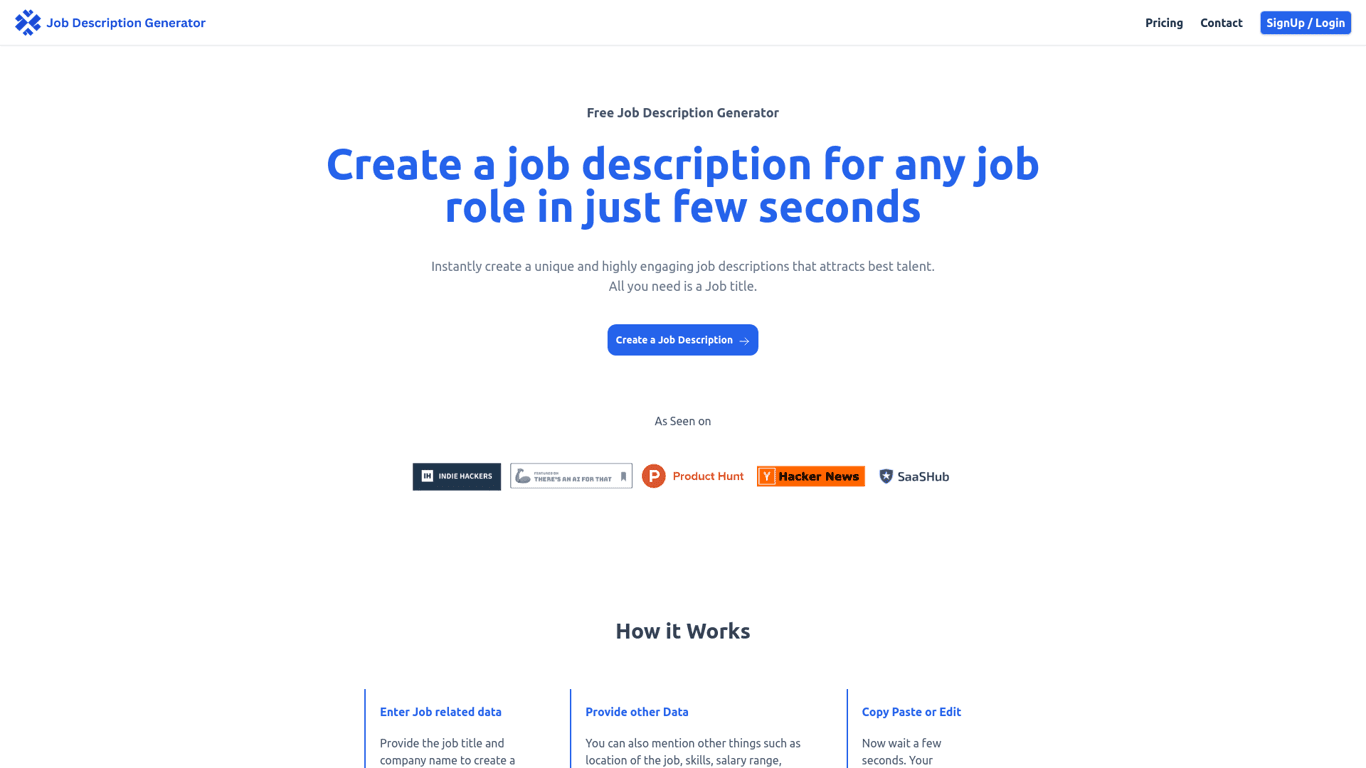 JobDescriptionGenerator logo