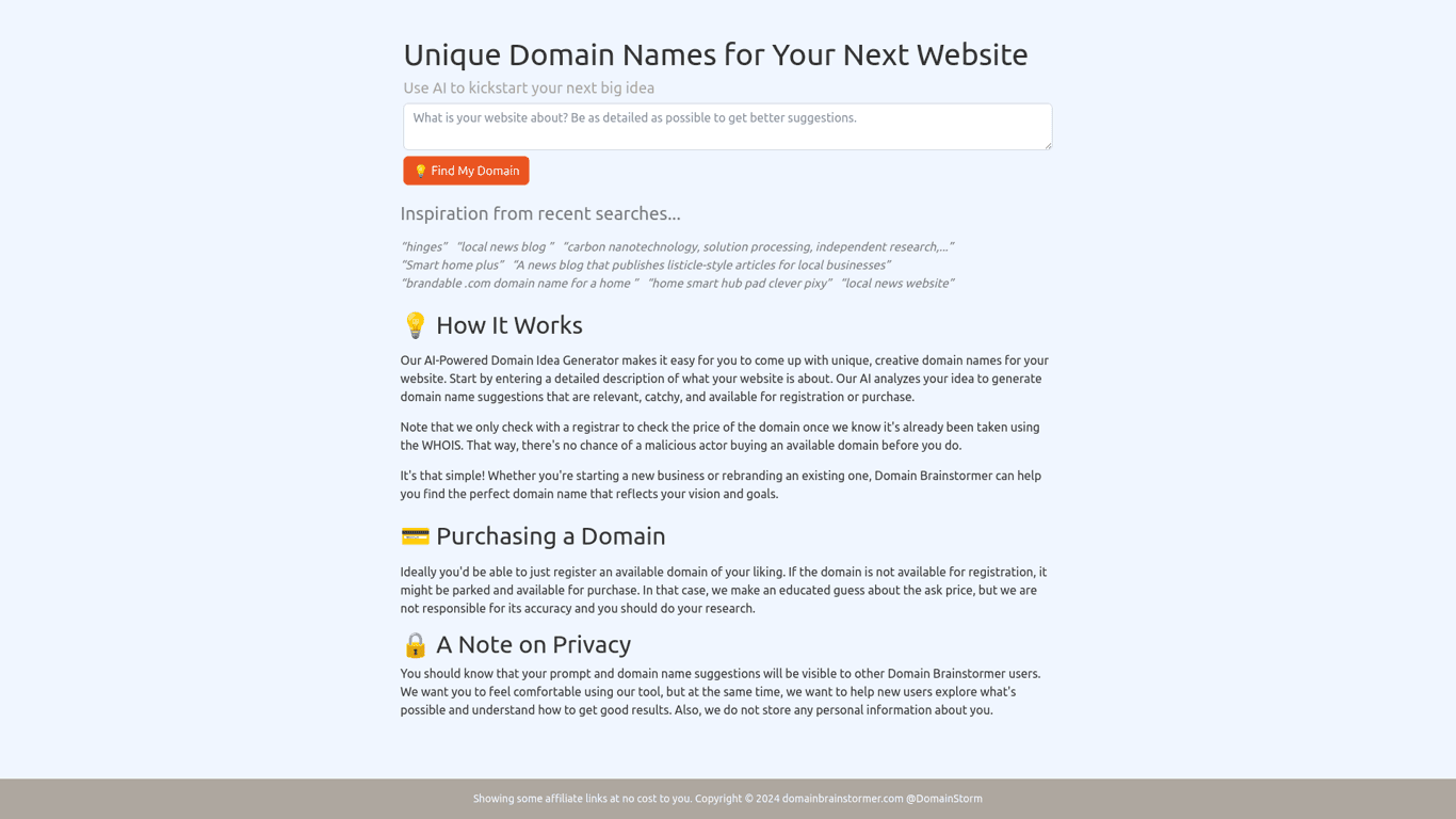 Domain Brainstormer logo