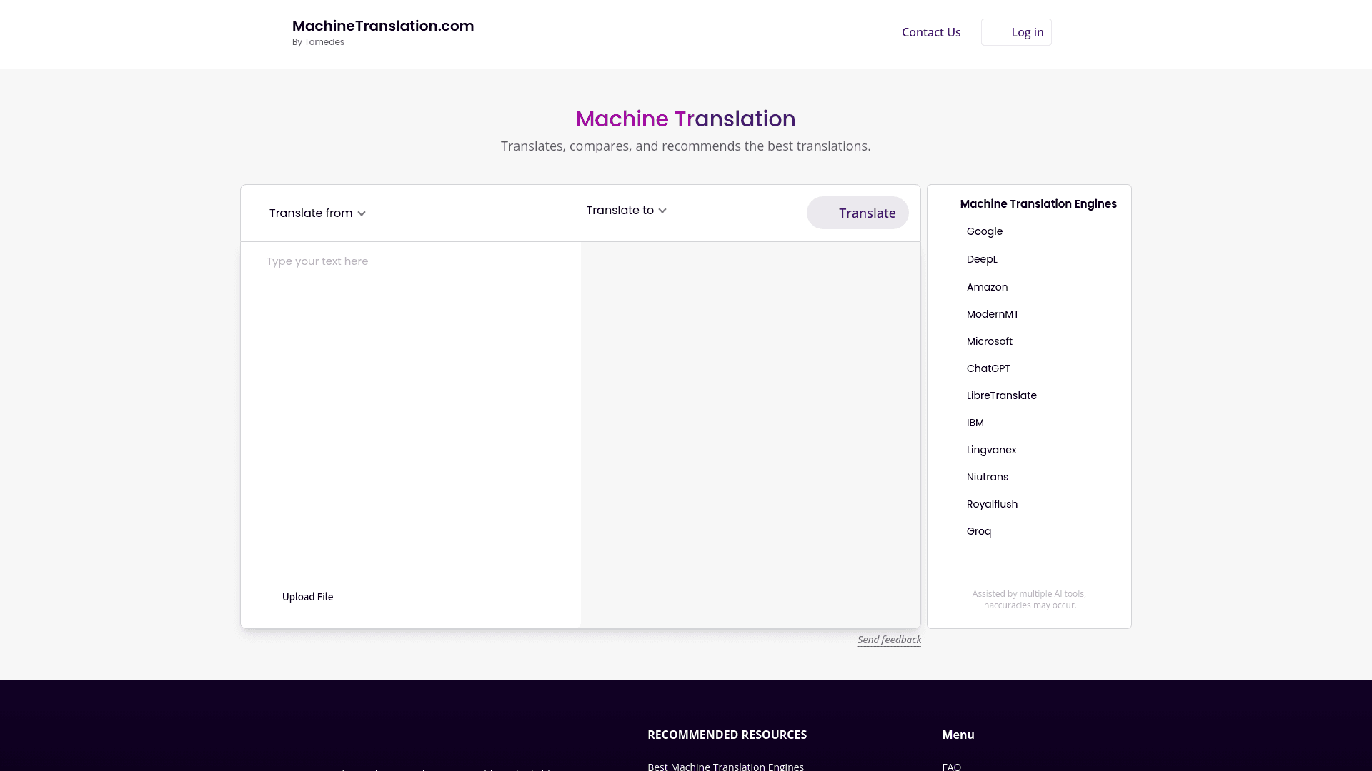 Machine Translation logo