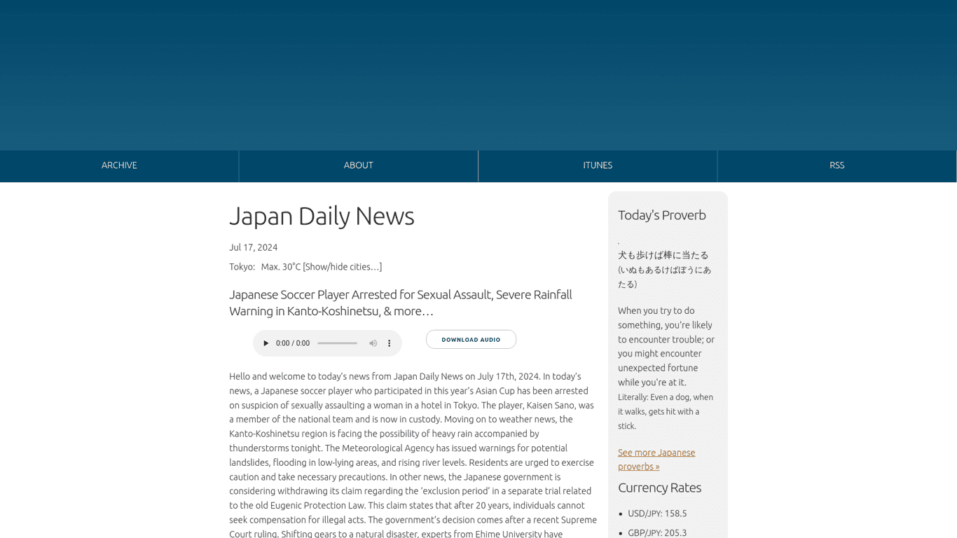 JapanDailyNews logo